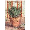 ArtPlaza Van Gogh Vincent Flowerpot with Chives Pannello Decorativo, Legno, Multicolore, 60x90 cm