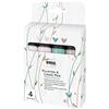 KREUL 49831 - Pluster & Liner Pen Chalky Moments, 4 x 29 ml in tonalità gessose, vernice pluster per effetti di decorazione e abbellimento 3D