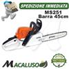 Stihl Motosega Stihl MS251 barra cm 45 catena 1,6 mm ms 251 boscaiolo professionale