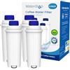 Waterdrop Filtro Acqua per Caffè, Ricambio per De'Longhi® DLSC002, 4 Pezzi