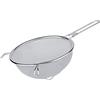 Space Home - Scolapasta Acciaio Inox Maglia Fine - Colino Acciaio Inox Maglia Fine - Colino Cucina - Scolapasta con Manico, Filtro per Pasta, Riso, Verdura - Scola Pasta da Cucina - 22 cm