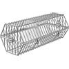 Onlyfire BRK-6041 17 Pollici in Acciaio Inox Tondo Tumble girarrosto Canna Cesto Si Adatta per Qualsiasi griglia a Gas, 40x17x 15.5 cm