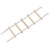 Nobby, scaletta in Cotone con 5 gradini in Legno per pappagalli e Piccoli Animali, 75 cm x 20 cm