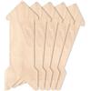 Creative Deco 5 x Ciondolo Freccia, Abbellimenti Forme Freccia in Compensato | Targhette Legno, Legnetti per Lavoretti | 30 x 11 cm | Legno non Verniciato, per Verniciare, Decorare, Regalo
