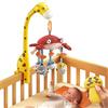 tumama Baby Musical Culla Culla Giraffa Telecomando mobile con specchio Animali morbidi Giocattoli appesi Luci Ninna nanna Proiettore rotante Dormire