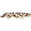 Kids Globe Unbekannt Kids Globe 571968 - Cows Multi-Coloured Flat Standing Pack of 12