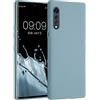 kwmobile Custodia Compatibile con LG Velvet Cover - Back Case per Smartphone in Silicone TPU - Protezione Gommata - artic night