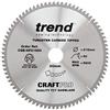 Trend Lama per sega circolare CraftPro TCT per piano di lavoro in alluminio e plastica, diametro 216 mm x 80 denti x foro 30 mm, punta in carburo di tungsteno, CSB/AP21680