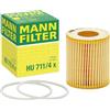 Mann Filter MANN-FILTER HU 711/4 x Filtro dell'olio - AUTOVETTURE + VEICOLI COMMERIALI