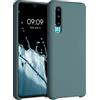 kwmobile Cover per Huawei P30 Custodia - Back Case per Smartphone in Silicone TPU - Protezione Gommata - artic night