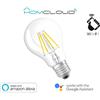 Homcloud EE-7WE27 Lampadina Wi-FI a filamento Bianco caldo dimmerabile Homcloud