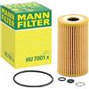 Mann Filter MANN-FILTER HU 7001 x Filtro dell'olio - per Autovetture + veicoli commeriali
