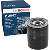 Bosch P2042 - Filtro Olio | Compatibile con: CHEVROLET VERANEIO, MAZDA B-SERIE, E Kasten, MPV I, MITSUBISHI COLT II, COLT III, GALANT V, GALANT VI