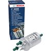 Bosch Filtro benzina F3008 - Separa le particelle dal carburante, protegge il sistema di iniezione