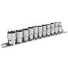 Sealey Socket Set 11Pc 1/4Sq Drive 6Pt Walldrive« Imperial