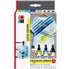 Marabu 171800080 Colori Spray per Tessuti, Cool Denim, 1 Set