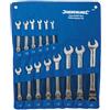 SILVERLINE Set chiavi combinate a cricchetto e testa flessibile 8-24 mm 14 pezzi SILVERLINE