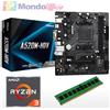 Assemblati Kit aggiornamento PC AMD RYZEN 3 4300GE 4,00 Ghz - Ram 8 GB DDR4 - AMD Radeon