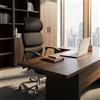 MIlani Home IVAN - sedia da ufficio con poggiapiedi estraibile