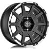 Cerchi in lega Sparco DAKAR 8.5x17 Matt Black Lip Polished Rivets