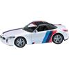 Siku 2347, BMW Z4 M40i Auto giocattolo per bambini, 1:50, Metallo/Plastica, Bianco, Ruote rimovibili, Incl. foglio di adesivi con design M