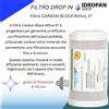Filtro, cartuccia Carbon Block Attivo 5 è progettato per garantire un'efficace purificazione dell'acqua potabile