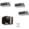 CLIMATIZZATORE TRIAL CANALIZZATO 9+9+12 MOTOCONDENSANTE AD ACQUA DC INVERTER A++A++ LINEA 2025 R-32 WI-FI POMPA DI CALORE