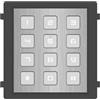Hikvision DS-KD-KP/S Modulo tastiera inox 12 tasti IP65 IK07 per videocitofono KD8