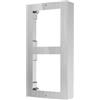 Hikvision DS-KD-ACW2/S Cornice a parete inox 2 moduli per videocitofono modulare