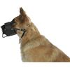Kerbl Pet Maxi-Pet 80839 - Museruola XL in Pelle, 34 cm, profondità cestello 9,5 cm, XL