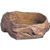 Exo Terra PT2804 Ciotola Acqua Extra Grande, resina foodrade, aspetto naturale, 23,5 X 28,5 X 7 cm