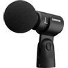 Shure MV88+ Cablato Microfono USB stereo - Microfono condensatore per lo streaming e la registrazione di voci e strumenti, compatibile MAC e Windows, Nero