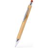 Penna touch screen in bamboo con inchiostro blu Roly Pampa personalizzate o neutre