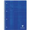 Clairefontaine 8258C Un Quaderno a spirale Perforé blu - A4+ 22,5x29,7 cm - 160 pagine staccabili a quadretti piccoli - carta bianca 90g - copertina in carta laminata