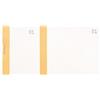 Exacompta ELVE Blocco di biglietti ELV 100 fogli 60 x 135 mm Arancione - Set di 10
