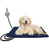 Namsan NAMSNA Termoforo per animali domestici termoforo elettrico per cani e gatti Temperatura regolabile impermeabile, coperta termica per animali domestici con cavo in acciaio resistente alla masticazione