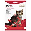 CAMON PARURE GATTINI COMPOSTA DA PETTORINA E GUINZAGLIO, ADATTA A GATTI DI PICCOLA TAGLIA 8 X 1200 MM DG005/A
