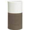 Sealskin Doppio Bicchiere, Porcellana, Marrone, 6.9 x 6.9 x 12.6 cm