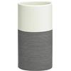 Sealskin Doppio Bicchiere, Porcellana, Grigio, 6.9 x 6.9 x 12.6 cm