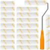 LFBEST Rullo Per Pittura, 20 Pcs Kit Rullo Per Pittura, Mini Rullo Con Impugnatura In Gomma, Adatto Per La Camera Di Famiglia, Decorazione Architettura e Esigenze