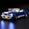 GEAMENT Set di Luci LED Compatibile Con LEGO Ford Mustang Modello da Costruire - Kit di Illuminazione per Creator Expert 10265 (Modello di mattoncini Non Incluso)