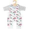 Heless Completo di abbigliamento per bambole, motivo: pinguino, 2 pezzi, con pagliaccetto e maglietta, multicolore, 1185