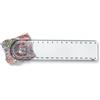 Righello (15 cm) trasparente personalizzate o neutre