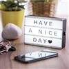 Light box retroilluminato Cinema Display 82 lettere personalizzate o neutre