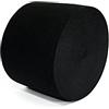JYC CREATIVE 25 Metri Elastico per Cucito, Nastro Elastico Merceria, Elastici Merceria, Elastico per Sartoria, Elastici Cucito, Elastico per Tessuti, Nastro Elastico per Cucito, Nero, (100 mm x 25 m)