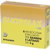 Dynacren GLICEROLAX BAMBINI E LATTANTI MICROCLISMI EVACUANTI 6 PEZZI X 3 G CONTIENE AMIDO DI RISO