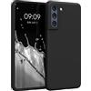 kwmobile Custodia Compatibile con Samsung Galaxy S21 FE Cover - Back Case per Smartphone in Silicone TPU - Protezione Gommata - nero matt