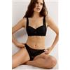 Intimissimi Brasiliana Con Pizzo Floreale Nero
