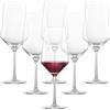 Zwiesel Glas Schott Zwiesel Vetro Cristallo Tristan. Bicchieri da Collezione, Senza Stelo, Bicchieri da Vino Rosso Bordeaux, 524,5 Grammi, Set da 6, Vetro, Bordeaux, Set da 6