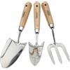 Draper Expert - Set di 3 forchette e cazzuole in Acciaio Inox, Colore: Marrone